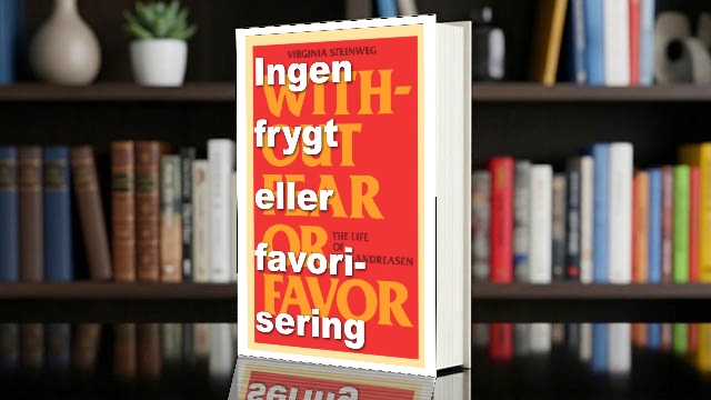 Cover for Uden frygt eller favorisering: Biografien om M.L. Andreasen